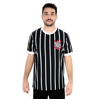 Camiseta Corinthians Masculina Democracia Manto Licenciado em Oferta na Shopee