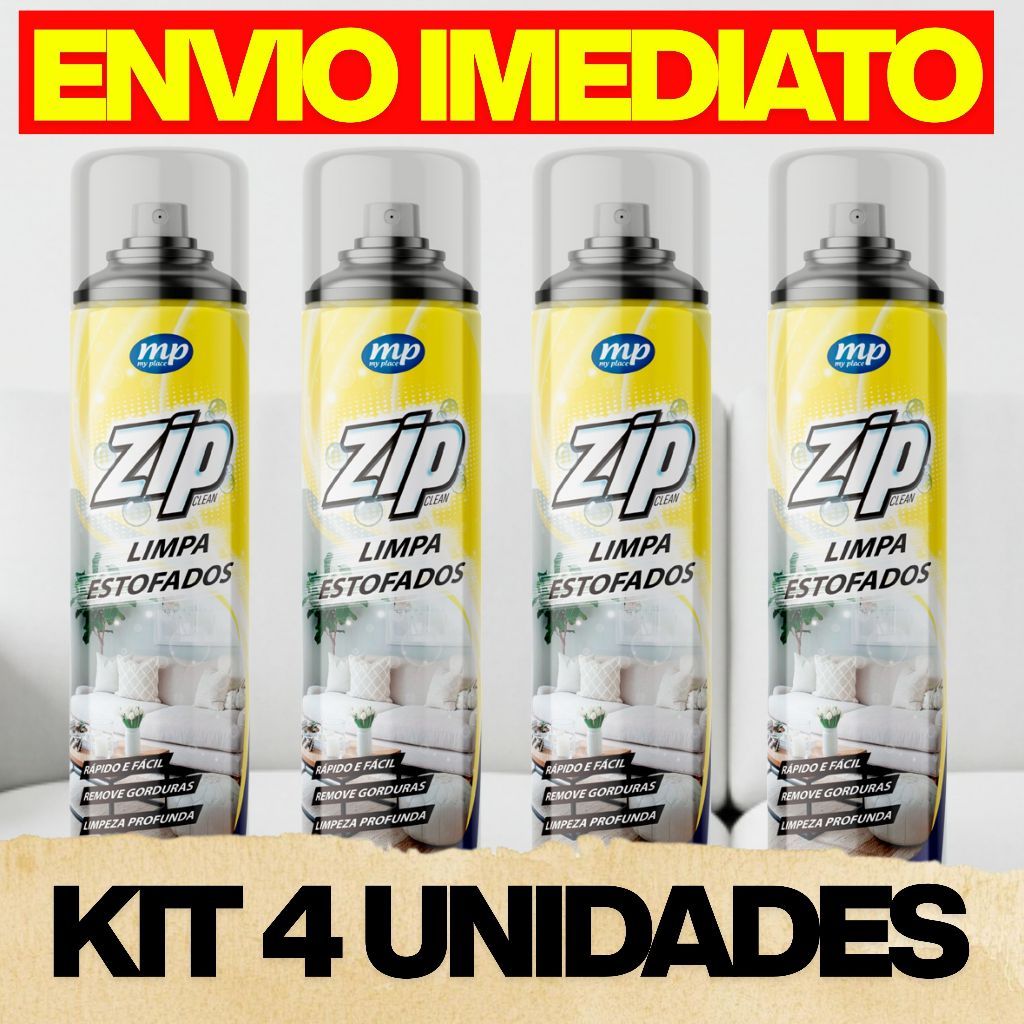 Limpa Estofados A Seco Espuma Magica Sofa Banco de Carro Carpete Zip 300 Mg PROMOCAO