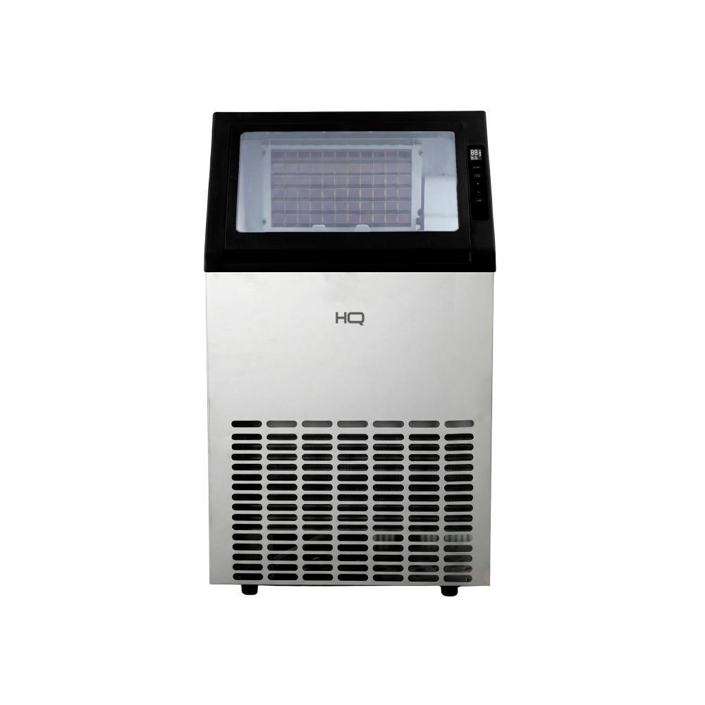 Máquina de Gelo Profissional HQ 70kg Turbo Ice Preta e Inox HQ-MGI70 220V