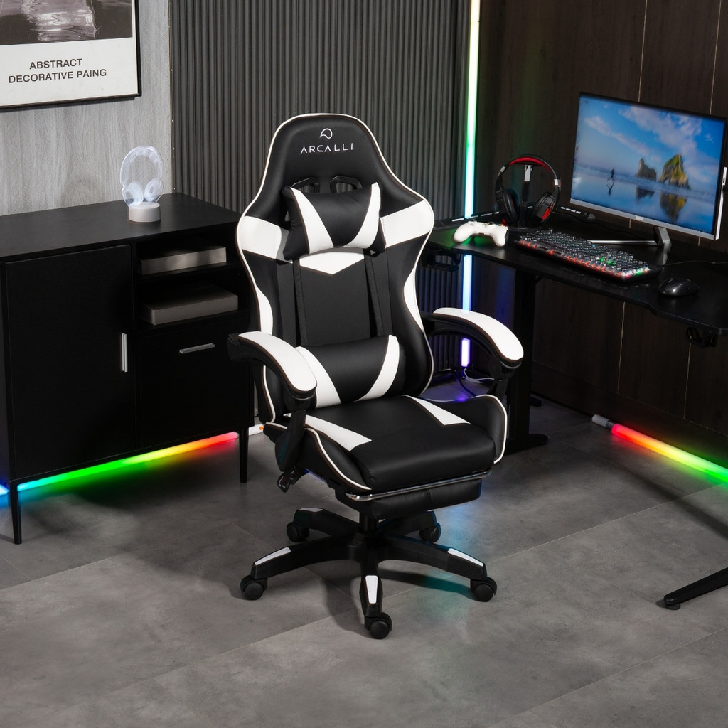 Imagem Cadeira Gamer Profissional Arcalli ARC Racing Reclinável Apoio para Pernas