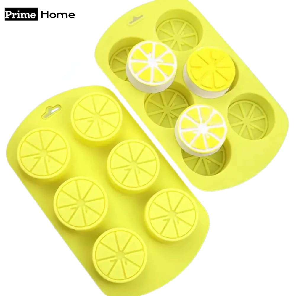 Molde De Silicone De Limão Para Gelo , Doces E Sabonete
