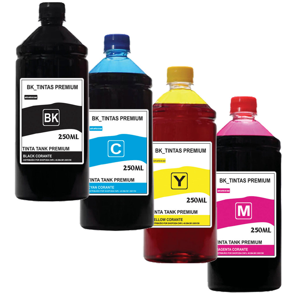 Tinta Recarga Cartucho e Bulk Ink Para Hp Impressora 2970 2975 4370 668 668xl