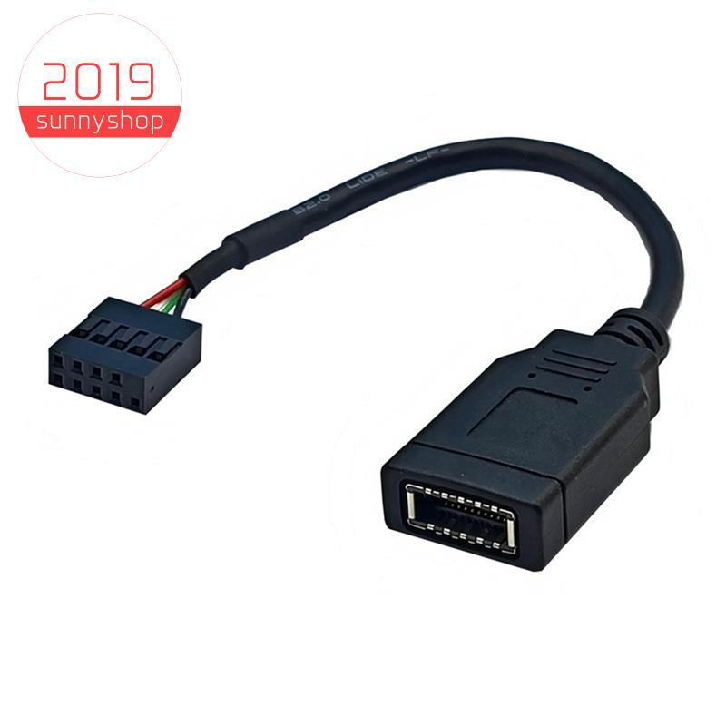 [Bestseller S] Cabo Adaptador USB 9PIN Para TYPE-E De Painel Frontal KEY-A