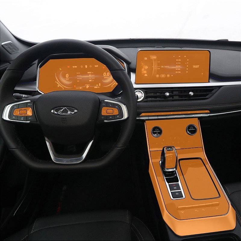 Película PPF Proteção Kit Interior Exterior Chery Tiggo 8 Pro Max Drive 2022 2023 2024 2025 Transparente TPU