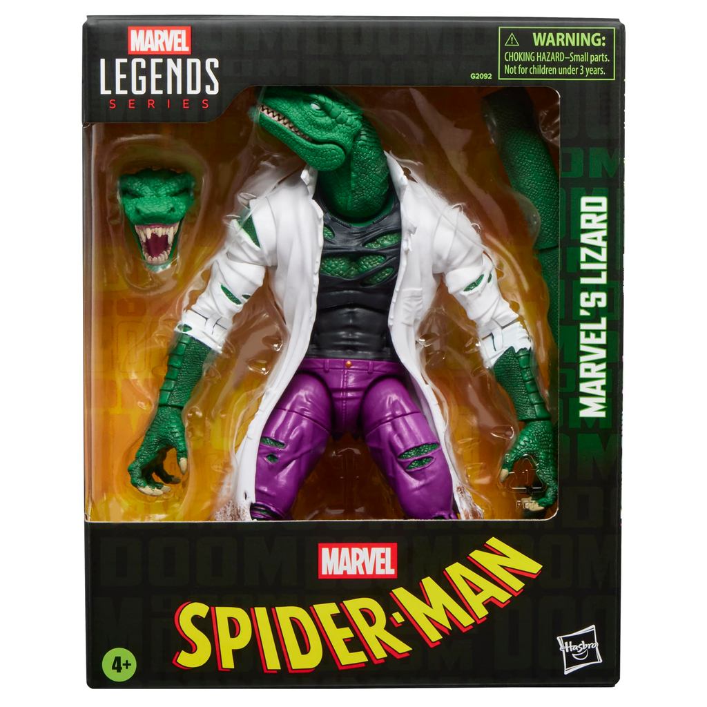 Hasbro MARVEL Marvel Legends Series Lizard Spider-Man Comics Collector's 6-Inch Action Figure G2092 Official Product