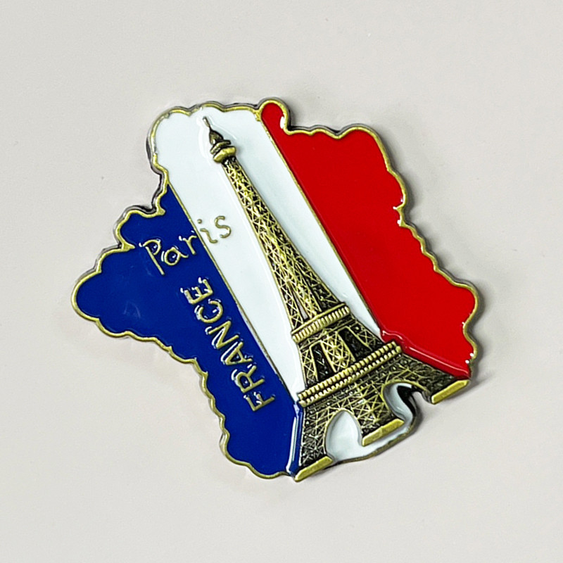 Ímã de Geladeira Torre Eiffel Paris Lembrança de Viagem e Presente Colecionável | Ima de Geladeira, Magnet Kulkas, Ref