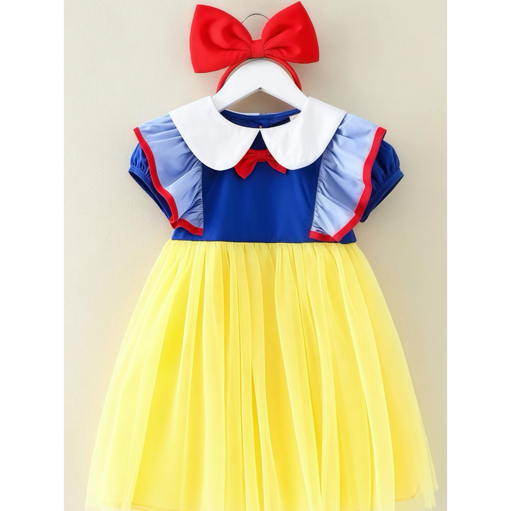 Crianças roupas meninas vestido branco de neve vestido de verão moda menina bebê Elsa vestido saia crianças vestido de g