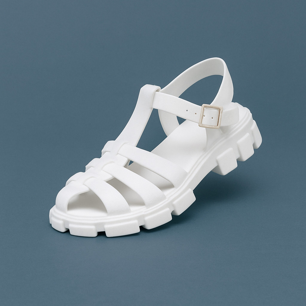 Sandália Feminina Plataforma Tratorada Aranha Fivela Confortável Gladiadora Fisherman