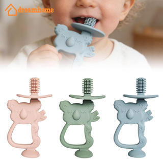 DREAMHOME Animal Coala Bebê Silicone Mordedor Mastigar Brinquedo Dentição Anel Treinamento Escova De Dentes BPA Livre Se