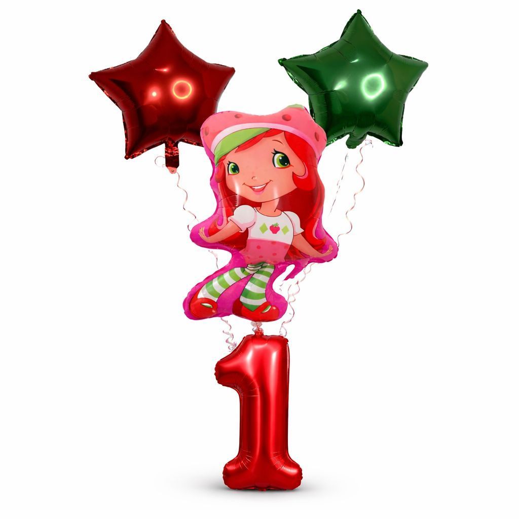Kit balões Moranguinho  decoração festa infantil aniversário menina