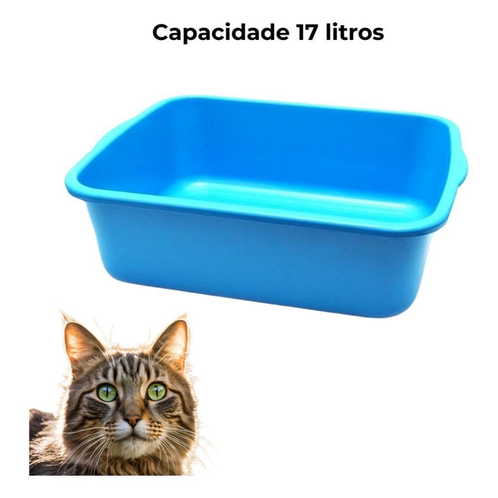 Bandeja Higiênica Sanitário Para Gatos Elite Grande Caixa De Areia  Premium four plastic