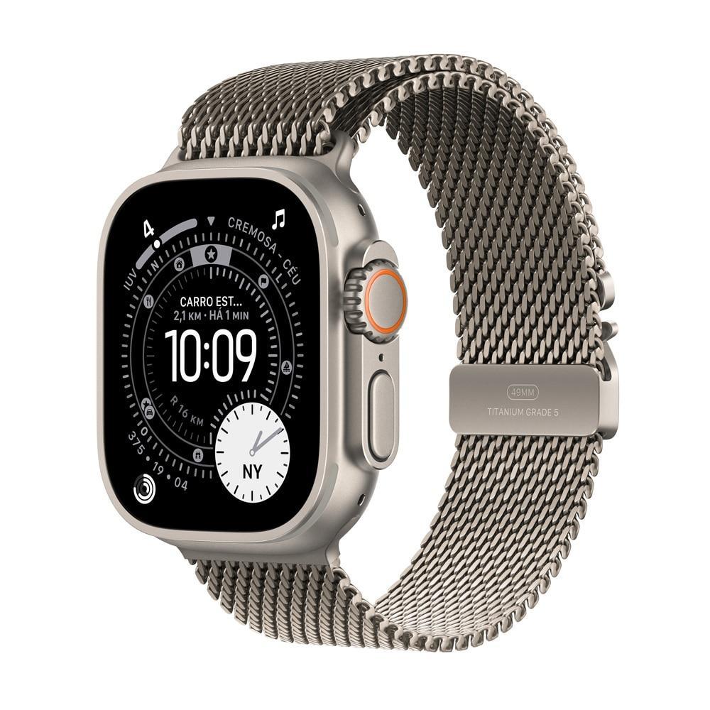 Apple Watch Ultra 3 GPS + Cellular - Caixa natural de titânio – 49 mm - Pulseira