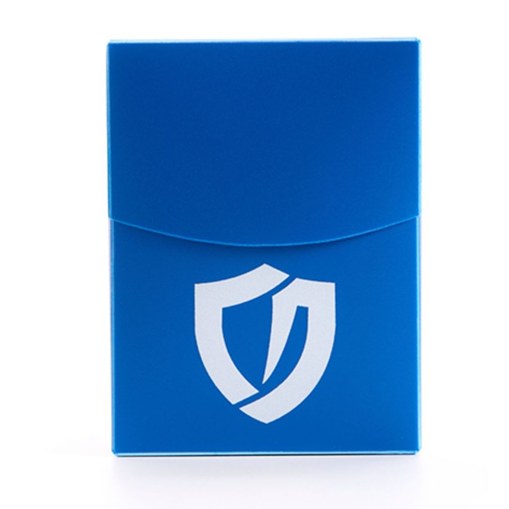 Deck Box Commander 100 Central P/ Cartas Pokemon Magic Tcg - Azul