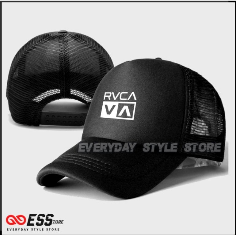 Pronto Estoque RVCA Truck Driver Snap Ajustável Respirável Surf Skate Estilo Chapéu De Beisebol Hip Hop Adulto De Alta Q