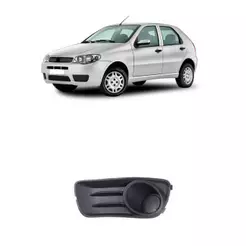 Moldura Grade Farol Milha Palio Economy Palio Way 2014 2015 2016 Lado Esquerdo