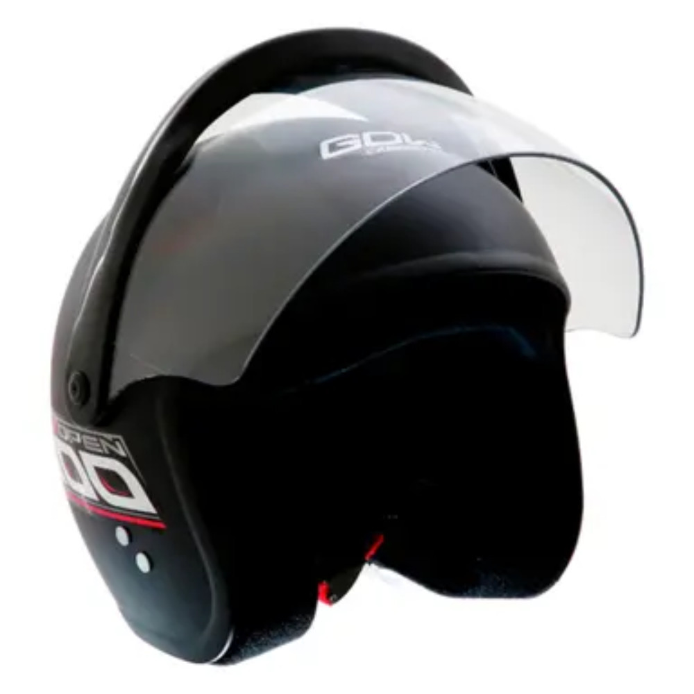 Capacete de Moto Aberto 58 Inter Open 300 com Viseira Gow