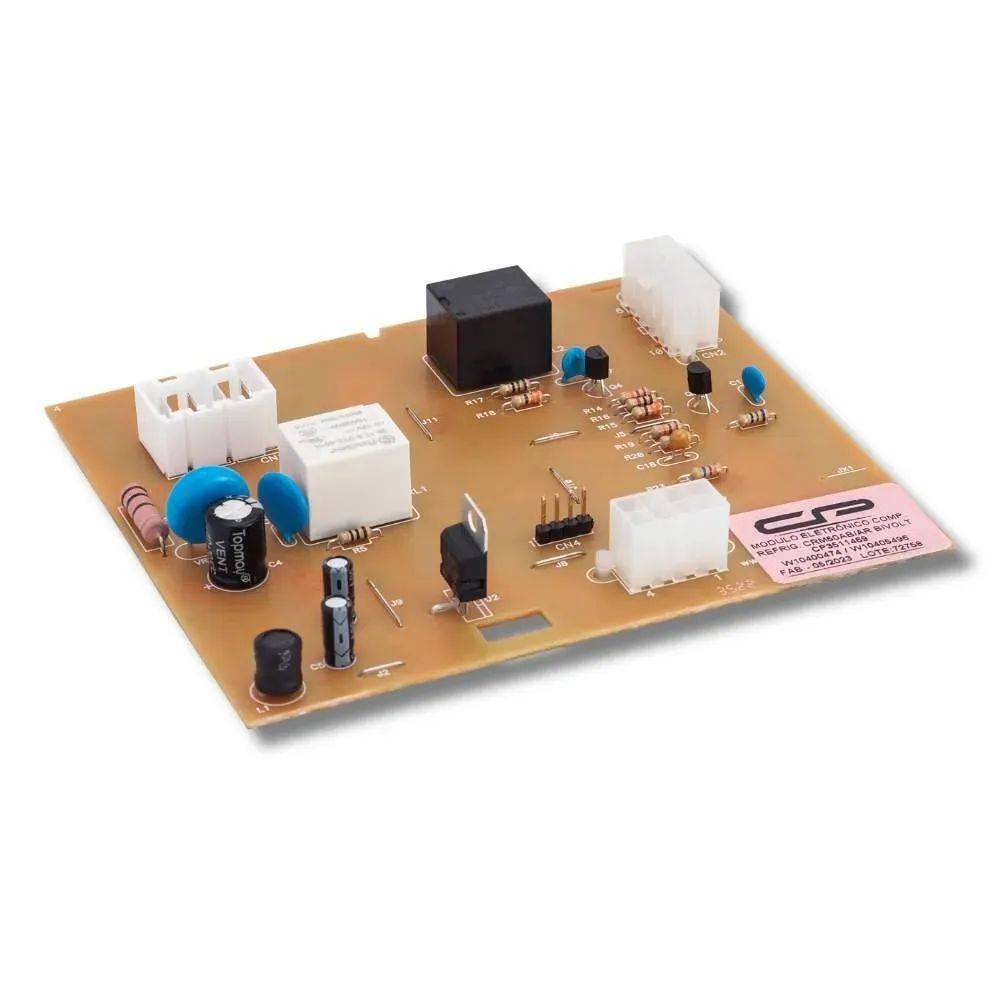 Placa de potência compatível com geladeira Consul CRM50AB/AR - Bivolt