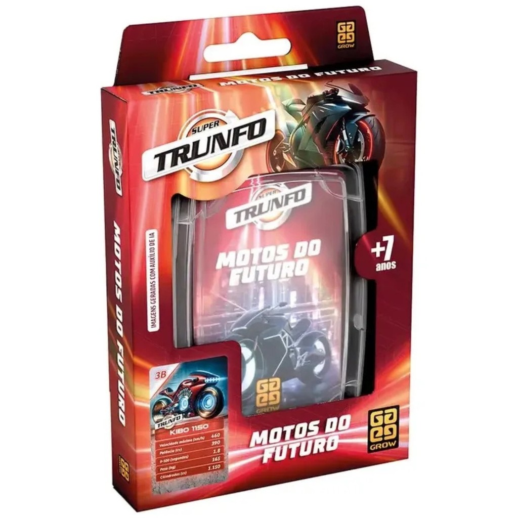Jogo Super Trunfo Motos Do Futuro 04916 - Grow