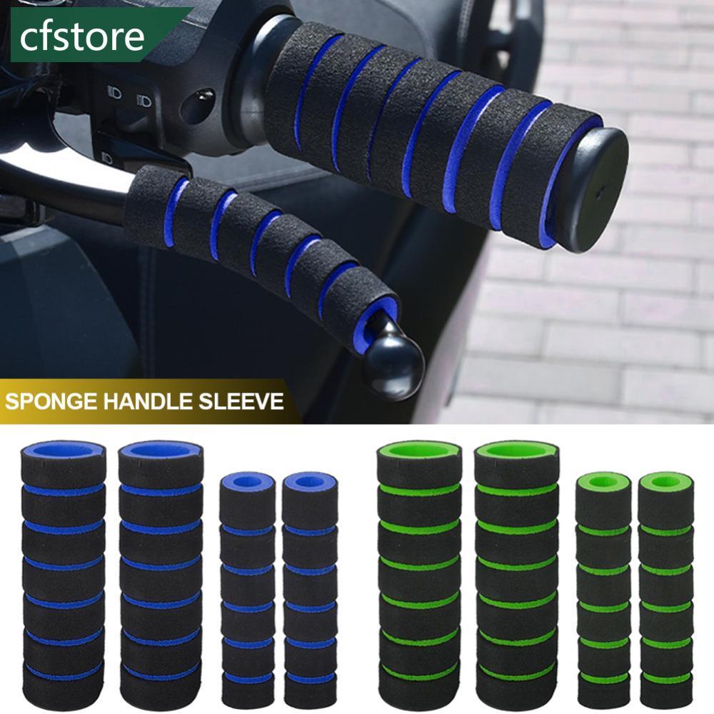 CFSTORE 4 Pçs/Set Universal Motocicleta Bicicleta Guiador Espuma Esponja Aperto Capa Antiderrapante Macio Freio De Mão C