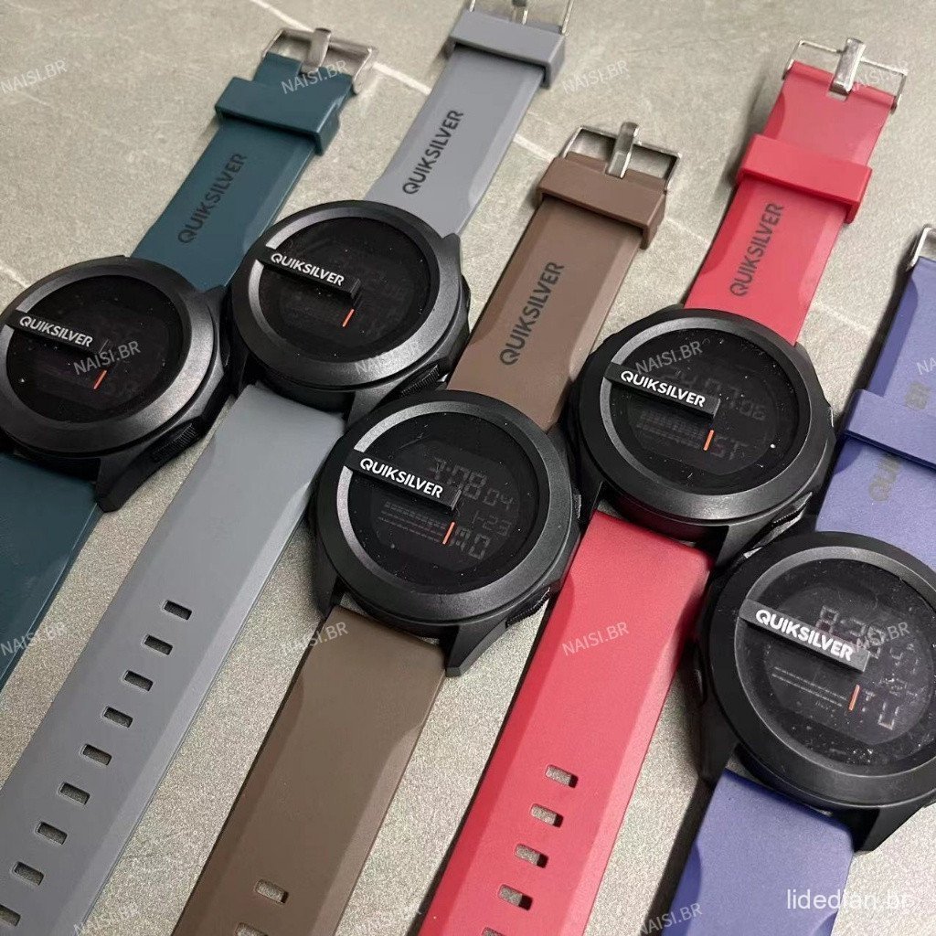 (Frete hoje) Quiksilver digital impermeável LED relógios dos homens relógios