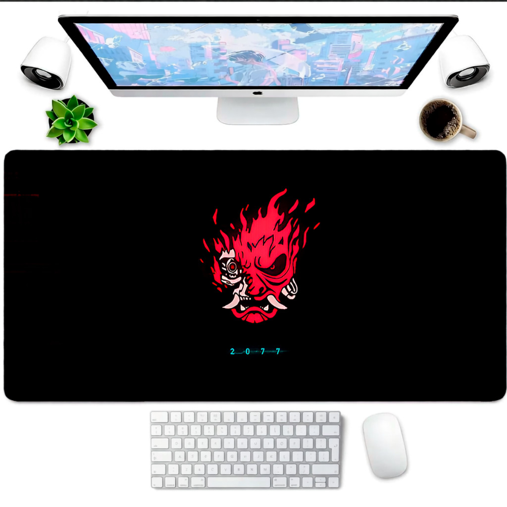 Mouse Pad Gaming Personalizado Masculino Mousepad 80x30 Profissional Base Emborrachada Antiderrapante Para PC Notebook e