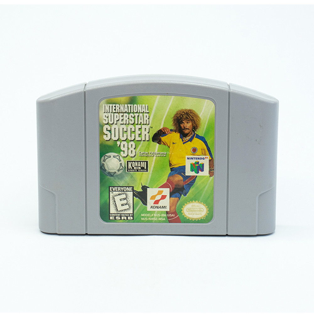 Jogo Internacional Superstar Soccer 98 na Caixa - Nintendo 64 (Usado)