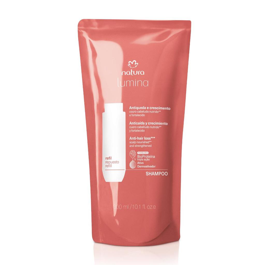 Refil Shampoo Estimulante Antiqueda e Crescimento Lumina