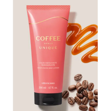 Hidratante corporal Coffee woman unique feminino de 65,00