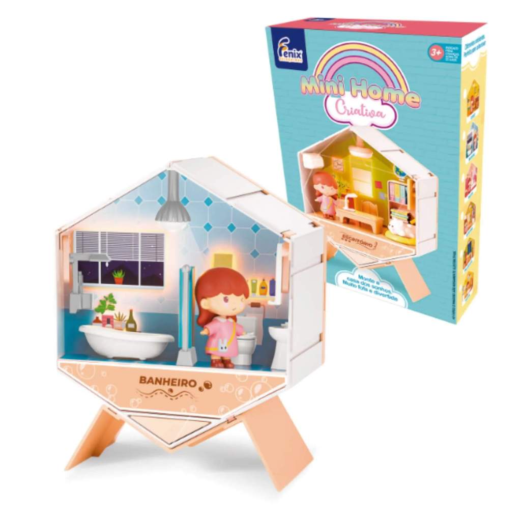 Brinquedo Infantil Mini Home Banheiro Fenix - MHC-654B