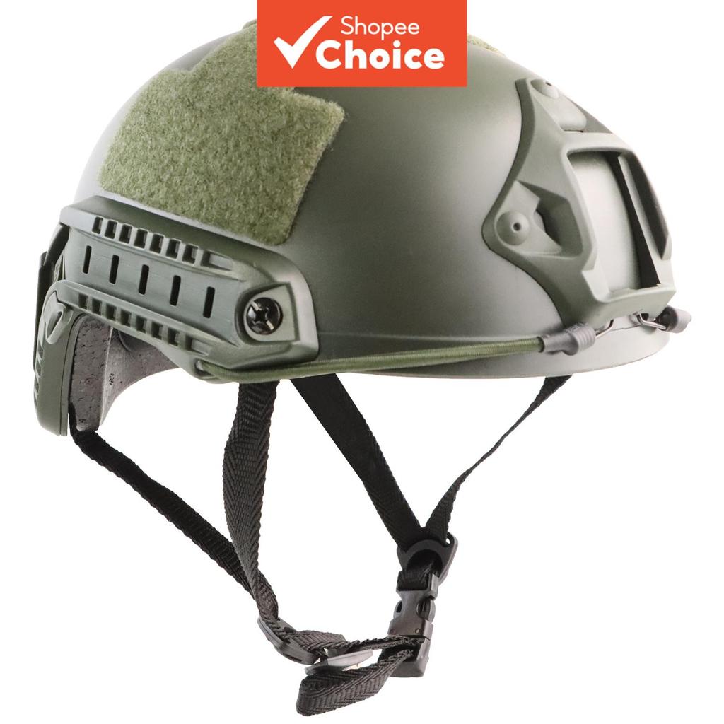 Capacete Tático Airsoft PJ/MH – Capacete de Segurança para Paintball e Tiro Esportivo ao Ar Livre