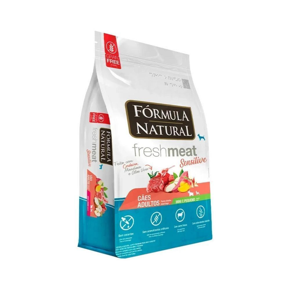 Ração Seca Fórmula Natural Fresh Meat Sensitive Cães Adultos Portes Mini e Peque