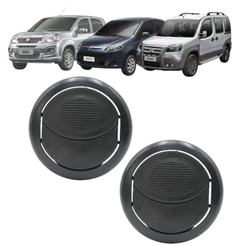 Difusor Kit 2 Saida Ar Lateral Grade Tela Uno 2017 2018 2019