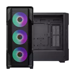 Gabinete Gamer Gamemax Siege BK, e-ATX, Vidro Temperado, Sem Fan