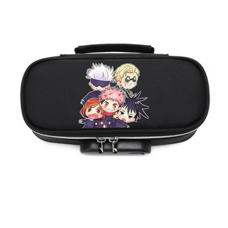 Novo estojo de lápis Jujutsu Kaisen, com proteção por senha, bolsa multifuncional de grande capacidade para armazenament