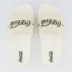 Chinelo Coca Cola Slide 1886 Off White