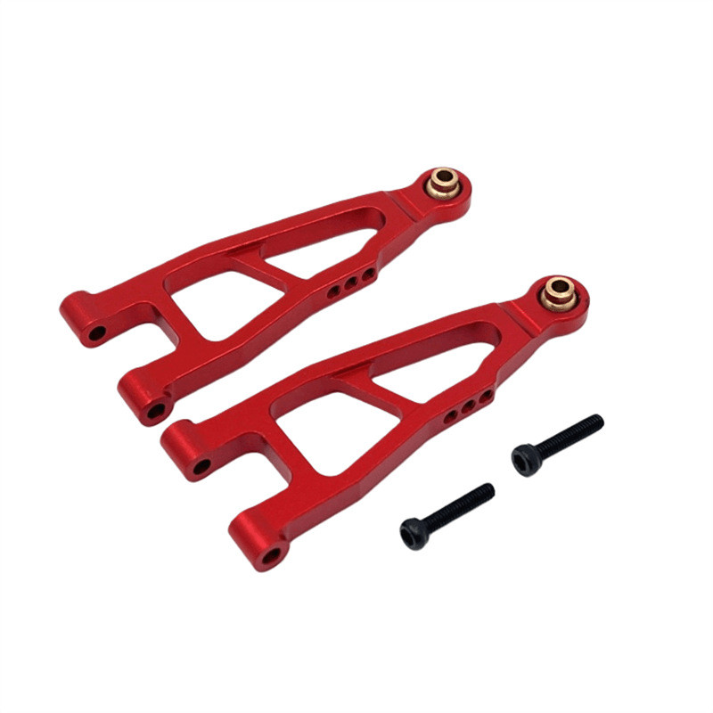 Braço Inferior Dianteiro para Carro RC Hyper GO MJX 1/18 18208, Peças de Acessórios de Metal para Upgrade OP