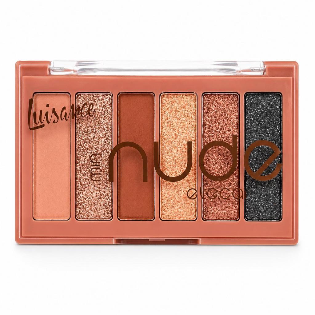 Paleta De Sombras Cor Nude Elegance Da Luisance