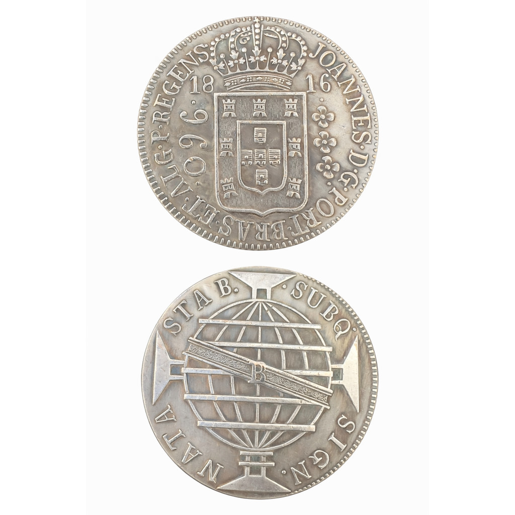 Moeda Patacão 960 Réis 1816  Bahia D. João VI
