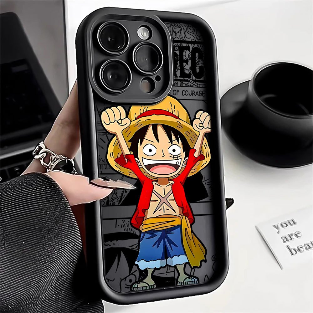 Pirata de Chapéu de Palha Capa Capinha Para Samsung A06 A07 A05S A12 A13 A14 A15 A16 A17 A23 A32 A34 A36 4G Anti-choque