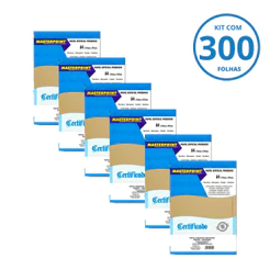 Kit Papel Kraft Premium 180g/m² A4- MASTERPRINT