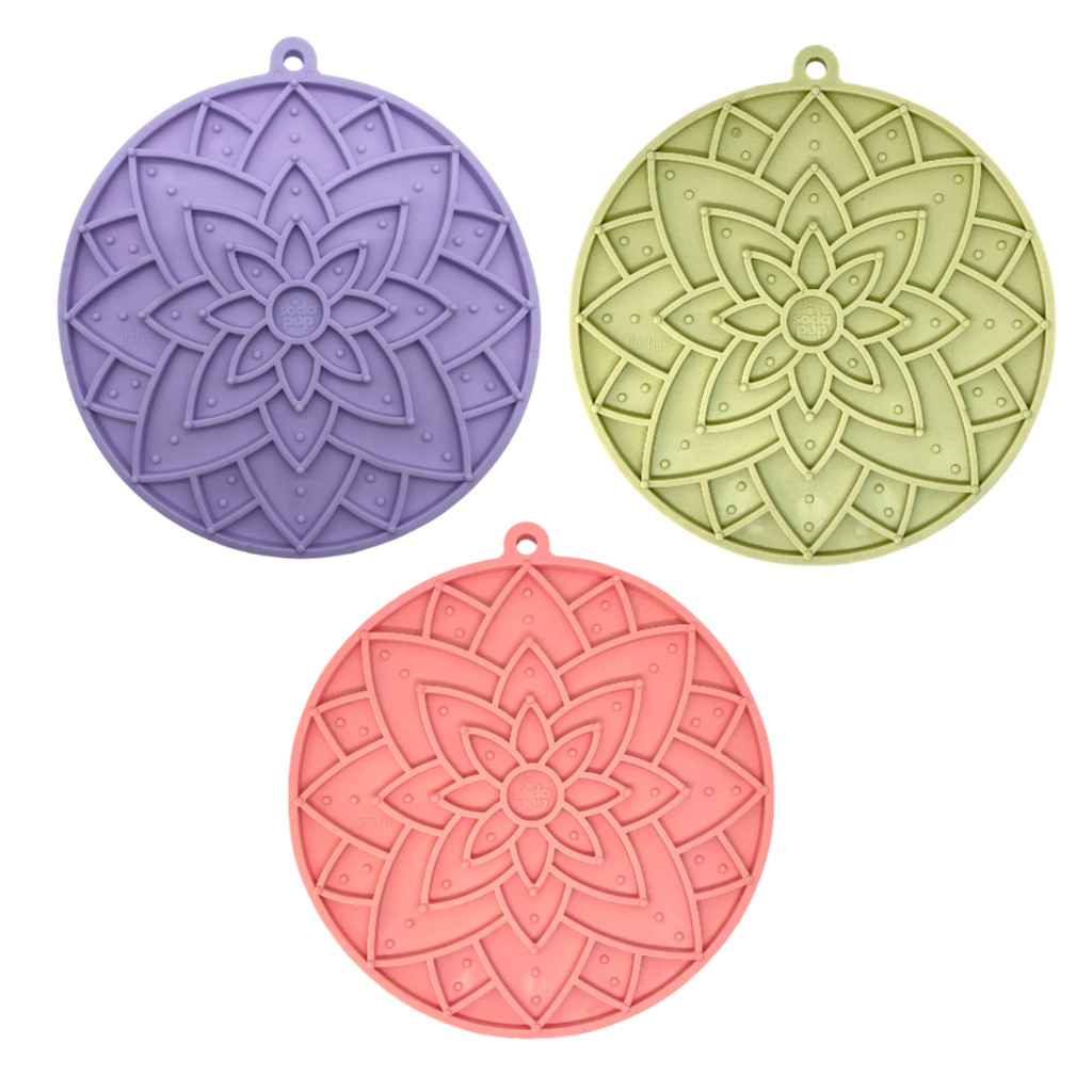 Tapete de Lamber para Cães com Ventosa Lotus SodaPup Emat Importado