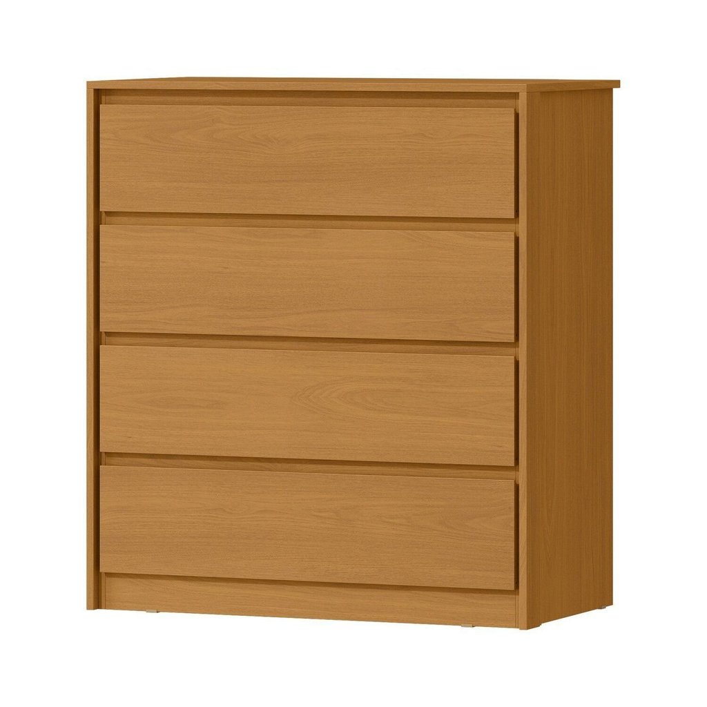 Cômoda para Quarto 4 Gavetas 89x99,2cm Carla Marrom/Cinamomo
