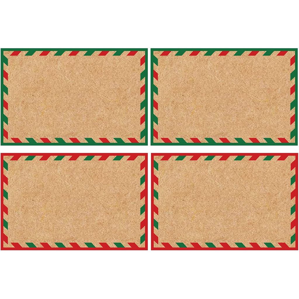 Top label Happy New Year Kraft Paper Gift Tags,Self Adhesive Festival Holiday Party Present Stickers,2x3 Inch Blank Gift