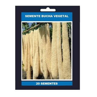 20 Sementes Bucha Vegetal Gigante Redonda para Plantio - Semente Esponja para Banho