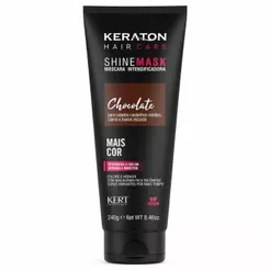 Máscara Intensificadora Keraton Kert Shine Mask Chocolate 240g