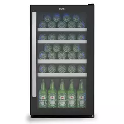 Cervejeira EOS Bierhaus 98 Litros Frost Free Compressor Porta de Vidro e Puxador em Inox ECE101 220V