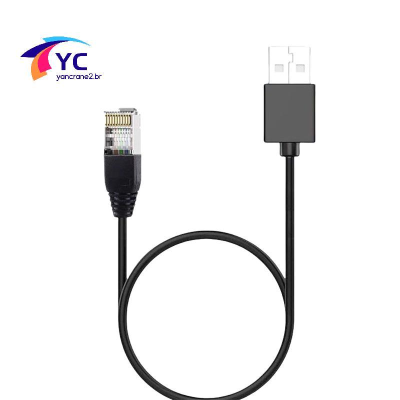 Cabo USB YCBR AP9827 Para RJ50 10 Pinos 940-0127 Dispositivos UPS Equivalentes APC Ba-Smart E NAS QNAP .