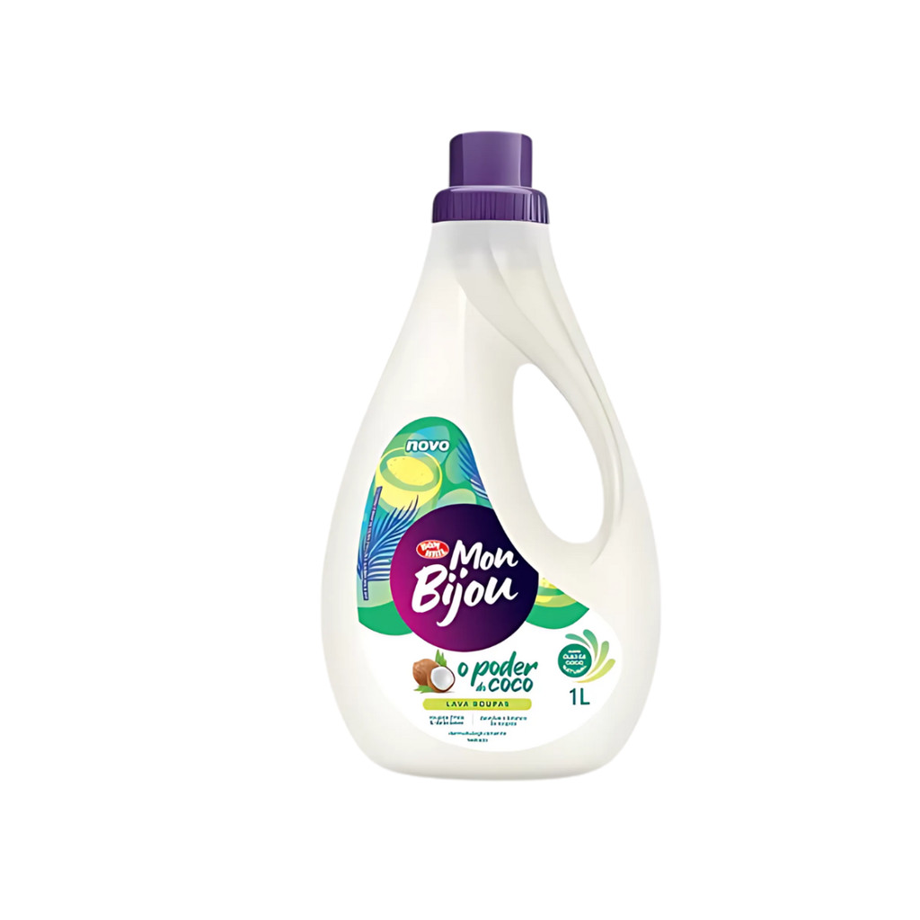 Lava Roupas Líquido de Coco 1L Mon Bijou