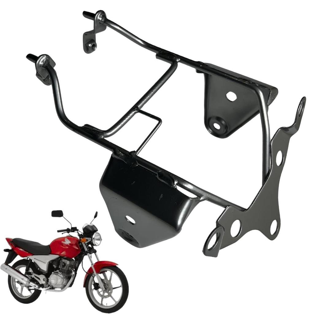 Suporte Aranha Farol Cg 150 Titan Sport 2004 A 2008 Prata