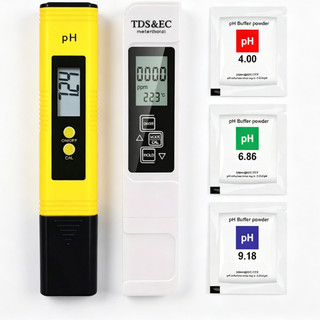 Medidor de Ec Tds Temperatura Condutivimetro+Medidor de Ph Digital PhMetro Calibração Automática